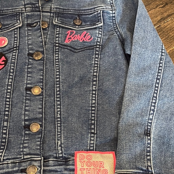 NWT Barbie Blue Denim Jacket for Kids (size 10) - Picture 3 of 8